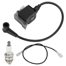 Bobine d'allumage compatible avec Husqvarna 55 K650 K700 K1250, 544018301 544018401, avec bougie et câblage