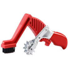 Brosette et Outil de Nettoyage pour Pads de Polissage - Nettoyage de Pads en Laine et Mousse, Élimination des Résidus de Cire
