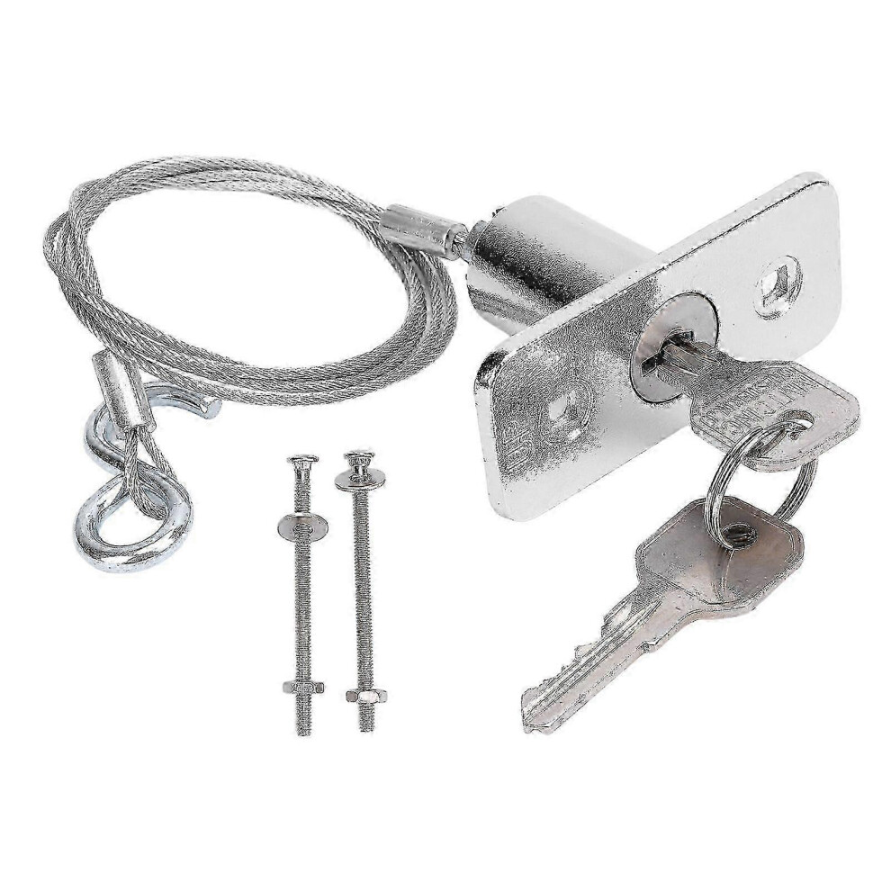 Garage Door Emergency Disconnect Release Lock Kit Stainless Steel Universal For Garage Door Openers With 2 Keys And Mounting Bolts 6966168029243