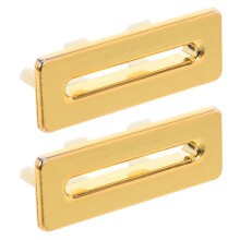 Stück Überlaufabdeckungen aus Zinklegierung in Gold, universell passend für Waschbecken im Badezimmer, in der Küche und für kleine Waschbecken
