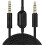 2M Replacement Audio Cable compatible with Logitech GPRO X G233 G433 Headsets with Volume Control and Mute Function Black 1