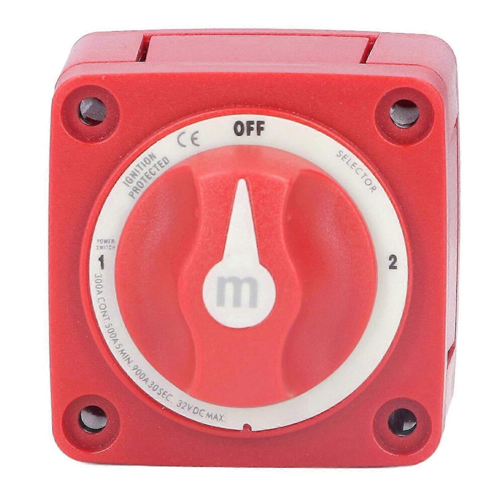 300A 3 Position Dual Circuit Battery Disconnect Isolator Switch Ip66 Waterproof 32V Dc For Marine Boat Rv Truck Modified Vehicle 6966168037408