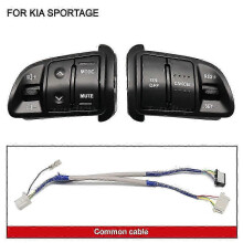 Steering Wheel Cruise Control Switch Compatible with Kia Sportage 2011-2016 Excluding 2015 Bluetooth Audio Phone Volume Control