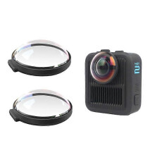 Lensbeschermers compatibel met GoPro MAX2, optisch gehard glas, hardheid 10H, AR-coating, waterdicht, stofdicht en krasbestendig. Set van 2 stuks.