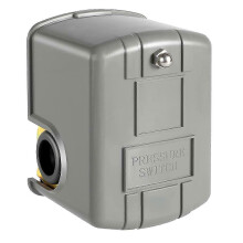 Water Pump Pressure Switch 40-60Psi Adjustable Differential 1/4 Inch Female NPT for Jet Submersible Reciprocating Electric Pumps, Grey Plastic