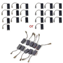 Koolborstels compatibel met Bosch GWS 8-125, haakse slijper, 10 stuks, 15x8x5 mm
