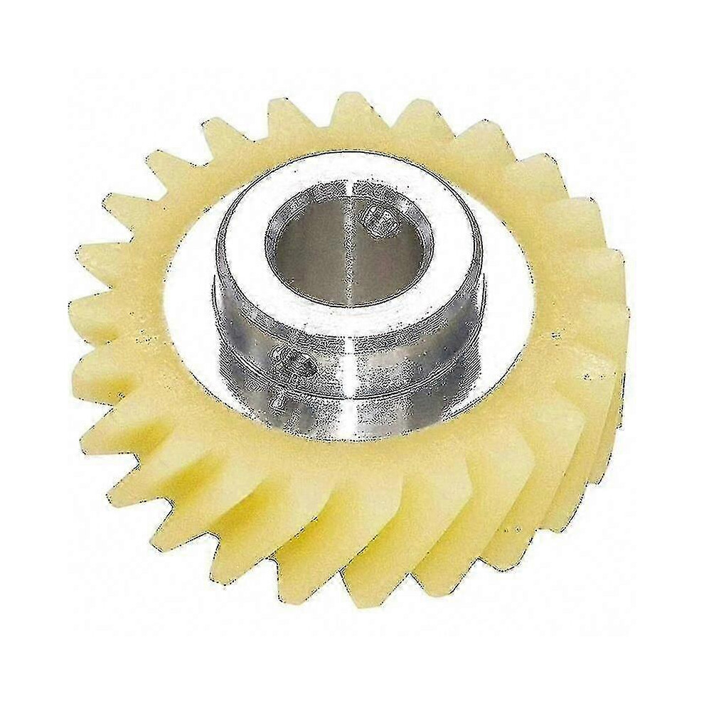 W10112253 Mixer Worm Gear Replacement Part Compatible With Kitchenaid Whirlpool Kenmore Mixers Nylon Aluminium 3.5Cm Diameter Beige/Silver 6966168148692