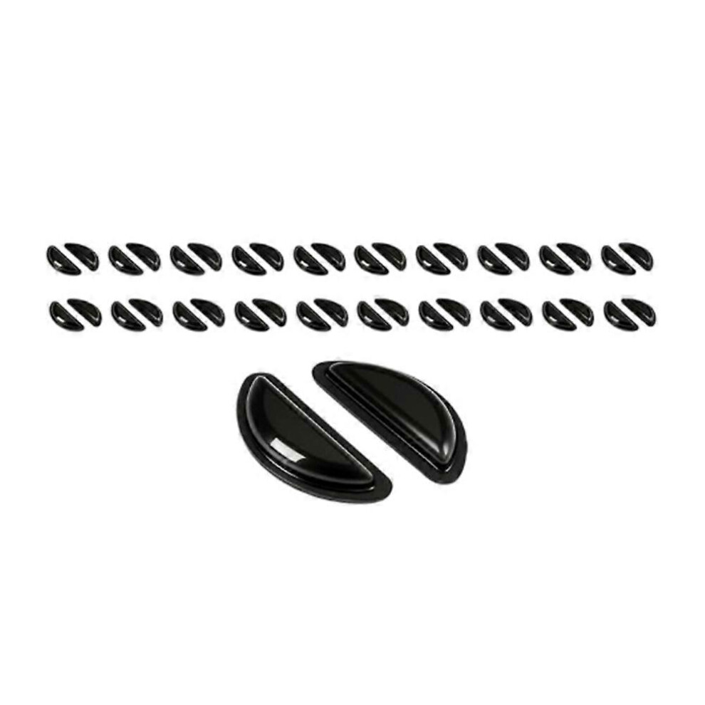 Eyeglass Nose Pads 30 Pairs Black Silicone Compatible With Ray-Ban Meta Wayfarer Rw4006 Rw4008 Rw4012 Gen2 Smart Glasses 6966168158219
