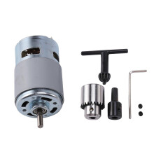 775 Elektromotor 12-24V 100W Kugellager kompatibel mit Bohrfutter 0,3-4mm für Bohren Polieren