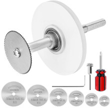 Verstellbarer PVC-Rohrschneider mit 5 Klingen (22-44 mm), 10 cm Schnitttiefe für enge Stellen, kompatibel mit PVC- und ABS-Kunststoffrohren