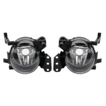 Calotte di copertura per fendinebbia paraurti anteriore senza lampadine, compatibili con BMW E60 E90 E92 E93 M Package, colore nero, in ABS (coppia).