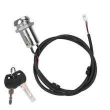Cerradura con interruptor de llave compatible con patinete eléctrico KuKirin G4, construcción plástico y metal, incluye 2 llaves