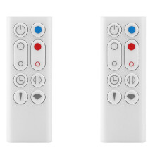 2 Pack Replacement Remote Control compatible with Pure Hot+Cool AM09 Air Purifier Heater and Fan, White Plastic, CR2025 Battery Not Included