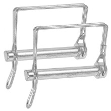 Goupilles d'attelage de sécurité en acier au carbone pour remorque, camion, machinerie agricole et bateau