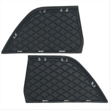 Etupuskurin alemman maskin suojukset, 1 pari, yhteensopiva BMW X3 E83 Facelift 2007-2010 kanssa, musta ABS 51113416205 51113416206