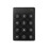 Wireless Door Lock Keypad compatible with TTlock App, Bluetooth Digit Code Unlock, Type-C Emergency Port, Battery Powered, Black Plastic 1