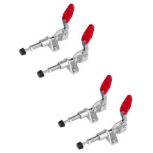 Toggle Clamp 4Pcs 301AM Pull Action 45Kg Holding Capacity 5/8 Inch Plunger Travel for Welding Mould Electronic Equipment Assembly