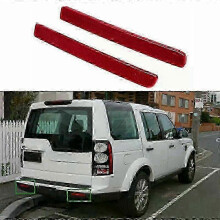 Rode reflectoren voor de achterbumper, compatibel met Land Rover Discovery 3 2004-2009, linker- en rechterkant. Onderdeelnummer XFF500020.