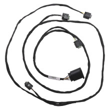 Front Bumper PDC Parking Sensor Wiring Harness compatible with BMW 5 Series E60 E61 61126928362 Black ABS Direct Fit