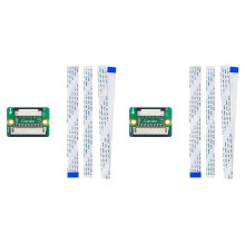 15pin to 22pin DSI Display and CSI Camera Adapter Board Compatible with Raspberry Pi 5, 2 Pack with 6 Cables for Electronic Projects