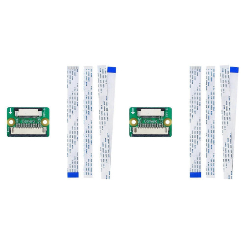 Adattatore da 15 a 22 pin compatibile con Raspberry Pi 5, per display DSI e telecamera CSI, 2 pezzi con 6 cavi