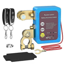 12V 240A Remote and Manual Battery Disconnect Switch Automatic Power Off Low Voltage Protection for Car Truck Boat