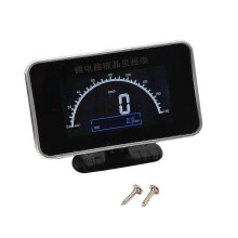 Car Truck 2 in 1 LCD Speedometer Odometer Gauge 12V 24V 0-160km/h Waterproof Overspeed Alarm Front Vehicle Instrument Panel