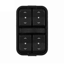 Auton sähköikkunan kytkin, yhteensopiva Vauxhall Opel Combo 1994-2014 Astra Meriva Zafira A 1999-2005 mustan muovin kanssa