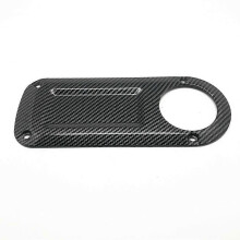 Moottoripyörän tankin keskisuojuspaneeli hiilikuitukuvio yhteensopiva Kawasaki Ninja ZX-12R 2000-2005 ABS-materiaali esiporatut reiät