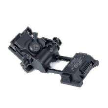 Metall L4 G24 CNC Breakaway NVG Helmhalterungsadapter Schwarz Kompatibel mit Fast Ops Nachtsichthelmen