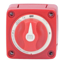 3 Position 300A Rotary Dual Circuit Battery Switch IP66 Waterproof Power Disconnect Isolator for Marine Boat RV Car Truck