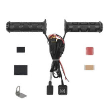 ATV Heated Grips 3 Gear Temperature Adjustable Nitrile Rubber 7/8 Inch Handlebar for Cold Weather Off-Road Rides