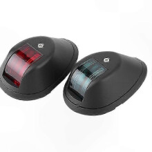 LED-Navigationslichter 2er-Pack Backbord Rot Steuerbord Grün IP66 wasserdicht 12-24V DC für Boote bis 12 m