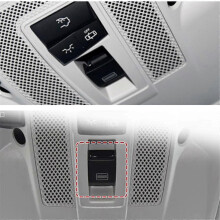 Pannello di controllo luce tetto apribile compatibile con Mercedes-Benz Classe A W176 B W246 GLA X156, plastica nera