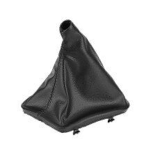 Gear Shift Knob Gaiter Boot Cover compatible with BMW E30 E34 E36 E46 Z3 Black PU Leather Dust Cover