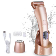 Épilateur RFC-578 HATTEKER Rasoir Pour Femmes 2-en-1, Wet&Dry