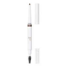 e.l.f. Instant Lift Waterproof Eyebrow Pencil, Dual-Ended with Precision Tip & Spoolie, Smudge-Resistant Formula for Natural - Neutral Brown