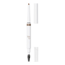 e.l.f. Instant Lift Waterproof Eyebrow Pencil, Dual-Ended with Precision Tip & Spoolie, Smudge-Resistant Formula for Natural - Taupe
