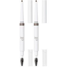 e.l.f. Instant Lift Waterproof Brow Pencil, Long-Lasting Eyebrow Pencil For Grooming & Shaping Brows, Vegan & Cruelty-free, Deep Brown (Pack of 2)