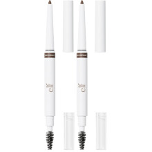 e.l.f. Brow Pencil, Neutral Brown | Waterproof | Long-Lasting | Pack of 2 | Vegan & Cruelty-Free