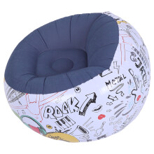 Aufblasbarer Lounge-Sessel eine Größe 125 kg Tiefblau