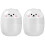 2Pcs Small Wastebasket Bin with Lid Cute Mini Portable Table Dustbin for Office 1