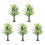 5Pcs Green Miniature Tree Model Plastic DIY Sand Table Layout Tree Model 1