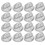 200pcs PVC Pin Backs Keepers Replacement Caps for Brooch Clasps 1