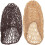 2 Pcs Crochet Net Sleeping Hats Hair Protector Nightcap, 1 Beige 1 Coffee 1