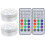 2 Sets Remote Controlled Underwater Swimming Pool Light Creative Decor Lamp 1