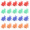 24Pcs Simulation Goldfish Models Lifelike Aquarium Ornaments Educational Props 1