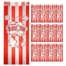 20 Pcs Paper Popcorn Bags Bulk Popcorn Containers for Movie Night Party Decorations