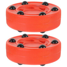 2pcs Street Hockey Ball Roller Hockey Training Puck for Game Practice