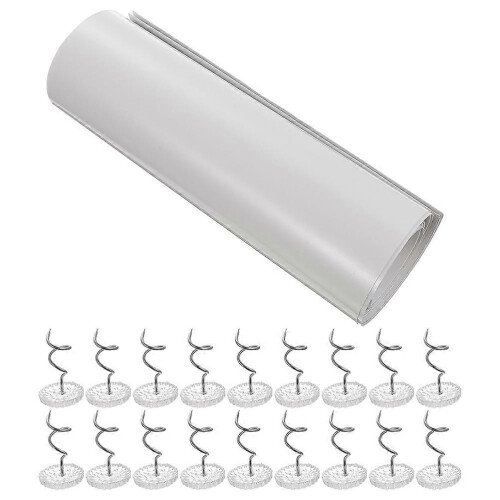 6 Pack Clear PET Cat Scratch Furniture Protector Self-Adhesive Couch Protector with Nails